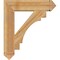 Ekena Millwork Merced Arts & Crafts Rough Sawn Bracket, Western Red Cedar, 6"W x 30"D x 34"H BKT06X30X34MRC03RWR - alternate 4